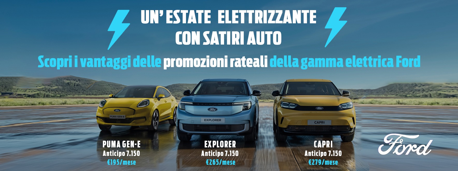 Promozioni rateali Ford da Satiri Auto